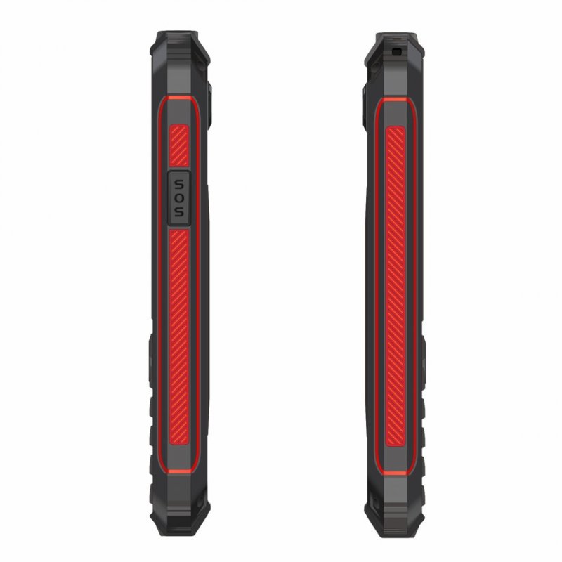 EVOLVEO StrongPhone W4, vodotěsný odolný Dual SIM telefon, černo-červená - obrázek č. 7