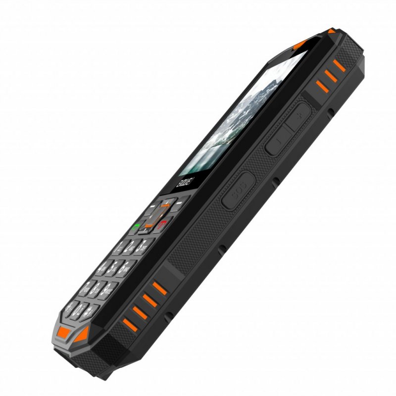 EVOLVEO StrongPhone X5, vodotěsný odolný Dual SIM telefon, černo-oranžová - obrázek č. 5