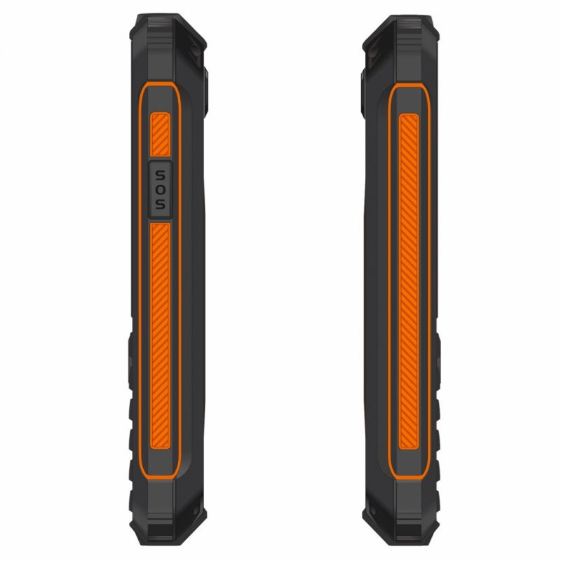 EVOLVEO StrongPhone Z6, vodotěsný odolný Dual SIM telefon, černo-oranžová - obrázek č. 7
