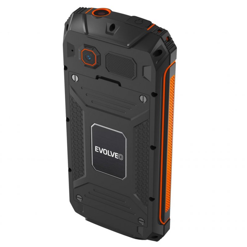 EVOLVEO StrongPhone Z6, vodotěsný odolný Dual SIM telefon, černo-oranžová - obrázek č. 6