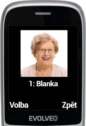 EVOLVEO EasyPhone FS, vyklápěcí mobilní telefon 2.8" pro seniory s nabíjecím stojánkem (červená barv - obrázek č. 11