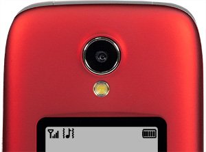 EVOLVEO EasyPhone FS, vyklápěcí mobilní telefon 2.8" pro seniory s nabíjecím stojánkem (červená barv - obrázek č. 10