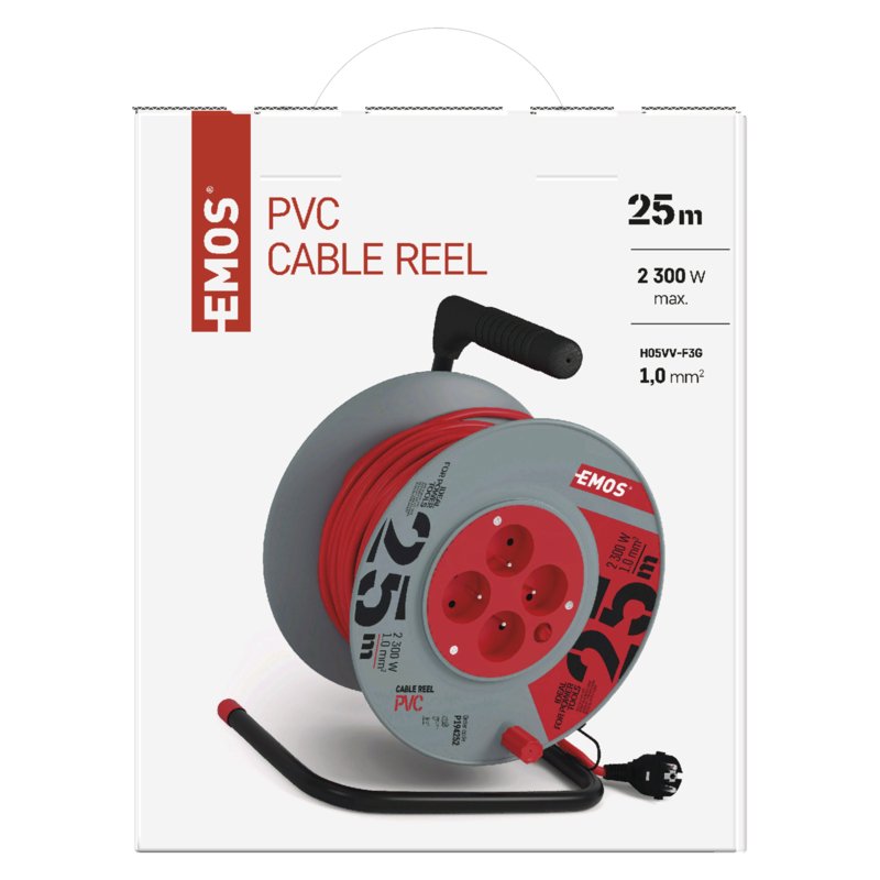 EMOS PVC kabel 25M, 4Z 1,0MM - obrázek č. 3