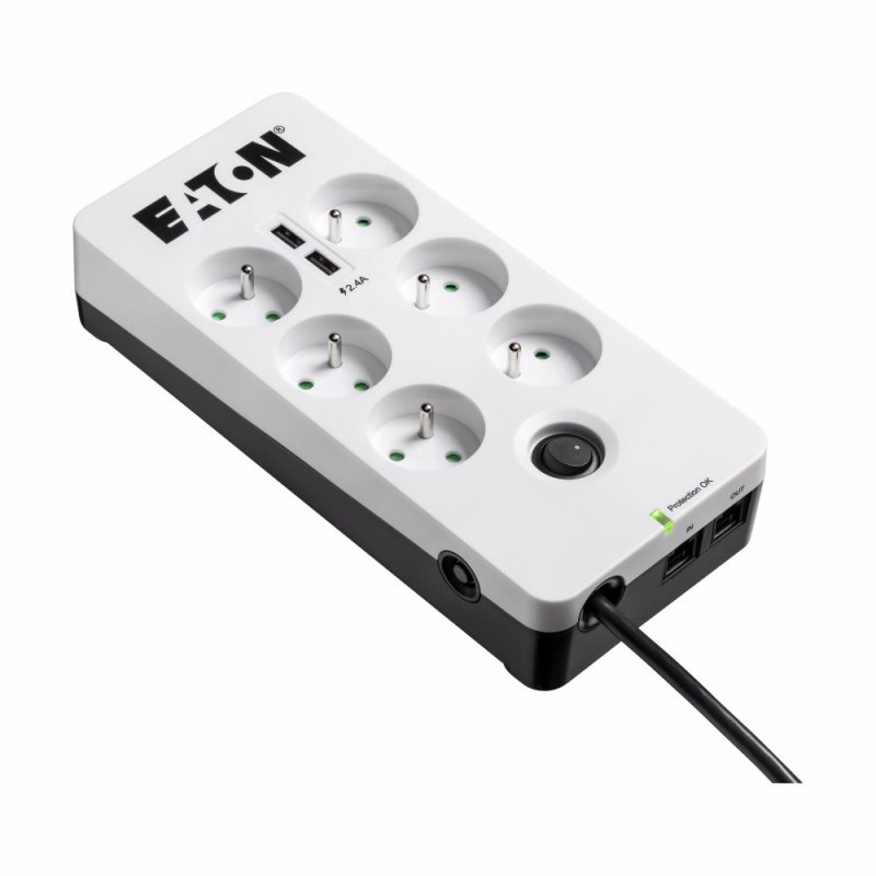 Eaton Přepěťová ochrana Protection Box 6 Tel USB FR - obrázek č. 1