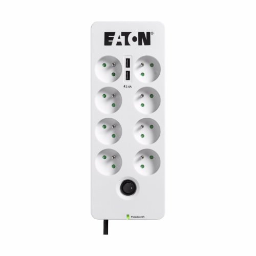 Eaton Přepěťová ochrana Protection Box 8 Tel USB FR - obrázek produktu