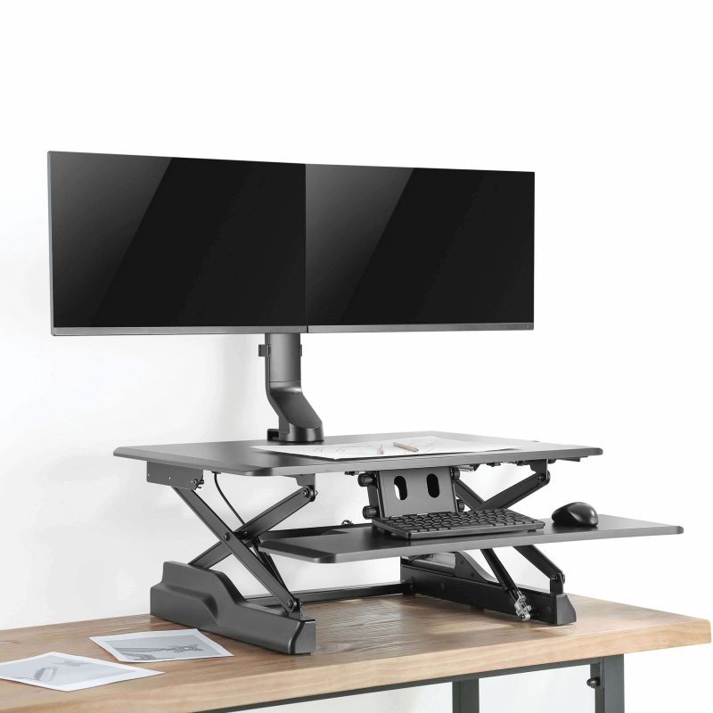 Tripplite Držák pro montáž monitoru na stůl, nastavitelná výška, pro 2x 17"…32" monitory - obrázek č. 2