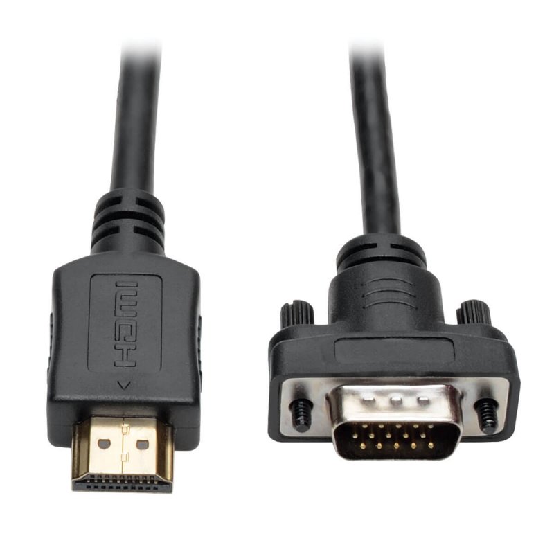 Tripplite Video kabel HDMI /  VGA, Low-Profile HD15 (Samec/ Samec), 0.9m - obrázek produktu