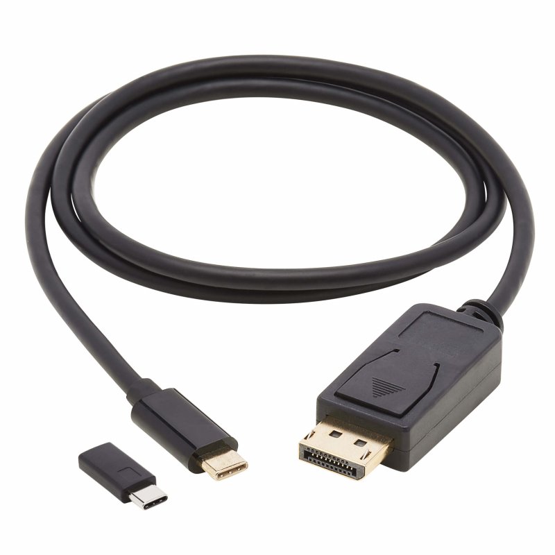 Tripplite Video kabel USB-C /  DisplayPort s aretací, 4K 60Hz, HDR (Samec/ Samec), 0.9m - obrázek č. 3