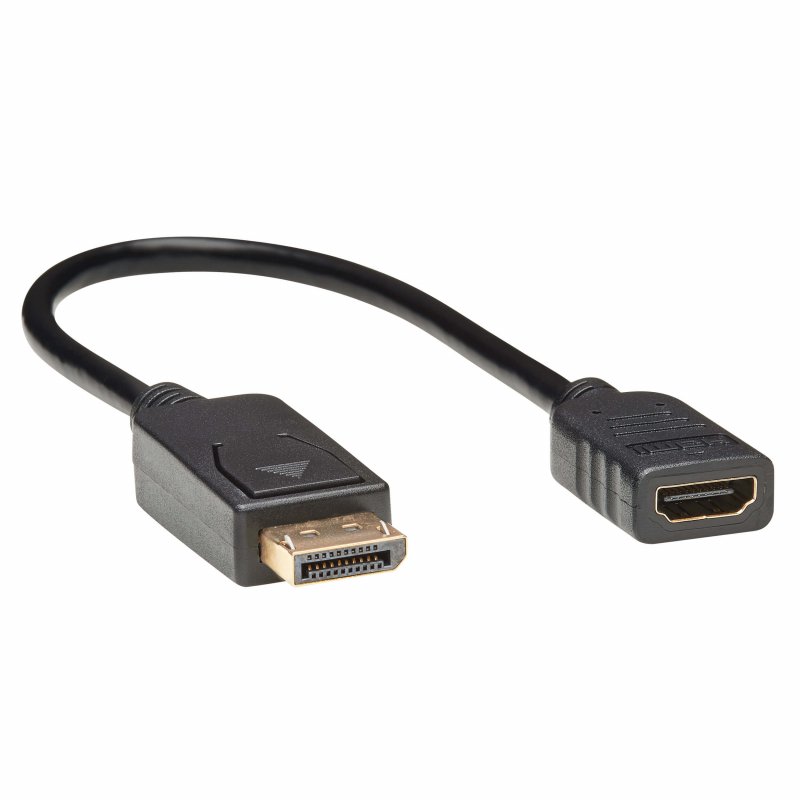 Tripplite Video adaptér DisplayPort /  HDMI (Samec/ Samice), HDCP, černá, 0.31m - obrázek produktu