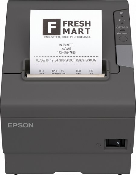 EPSON TM-T88V (041): USB, RS232,tmavá, bez zdroje - obrázek produktu