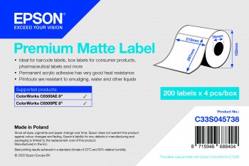 Premium Matte Label 210x297 mm, 200 lab - obrázek produktu