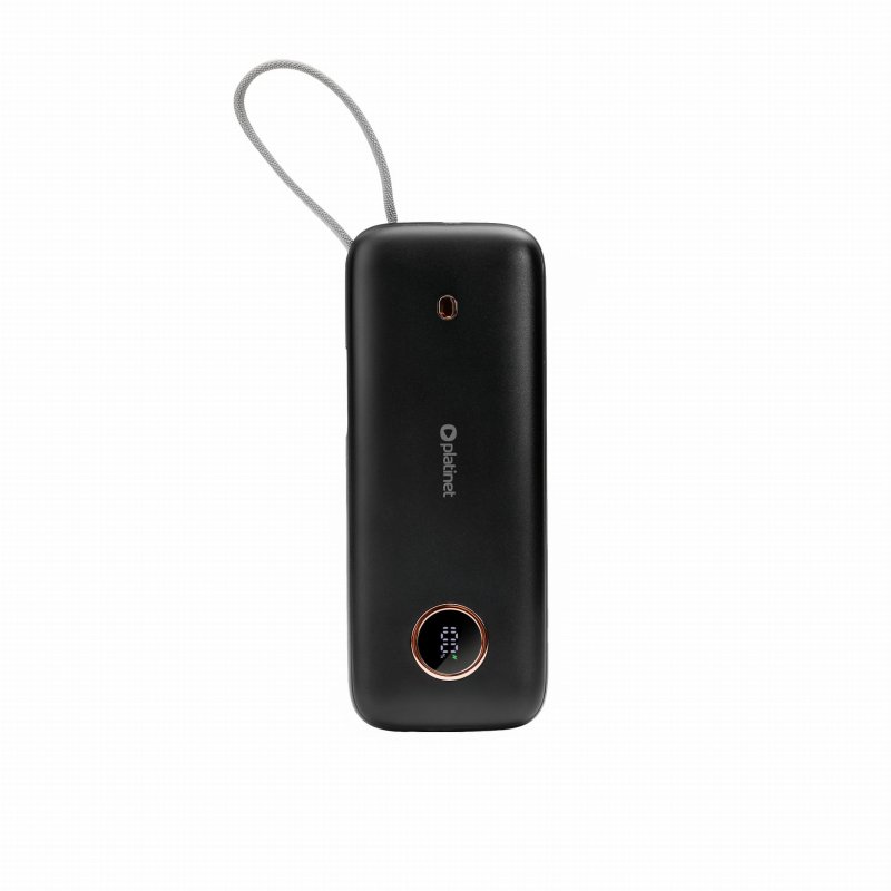 Platinet Powerbanka 20000 mAh 70W Power Delivery, 1xUSB-C, 1xUSB-A, kabel USB-C 1m, černá - obrázek č. 3
