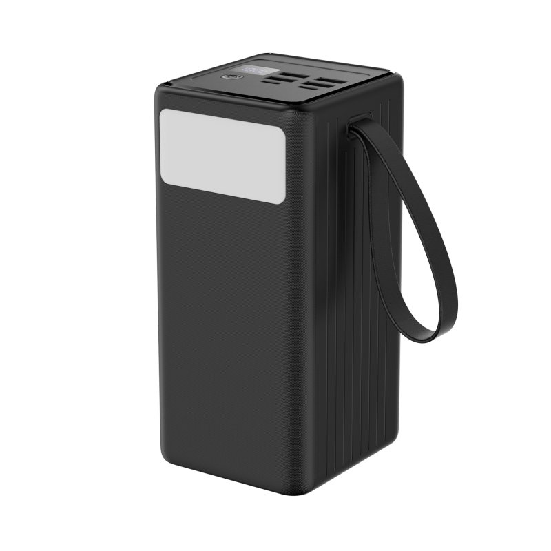 Platinet Powerbanka 60000 mAh 65W Power Delivery, 2xUSB-C, 2xUSB-A, kabel USB-C 1m, černá - obrázek produktu