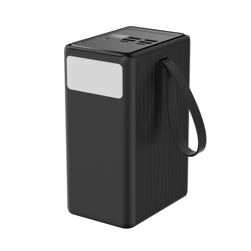 Platinet Powerbanka 80000 mAh 65W Power Delivery, 2xUSB-C, 4xUSB-A, kabel USB-C 1m, černá - obrázek produktu