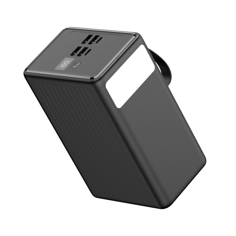 Platinet Powerbanka 80000 mAh 65W Power Delivery, 2xUSB-C, 4xUSB-A, kabel USB-C 1m, černá - obrázek č. 2