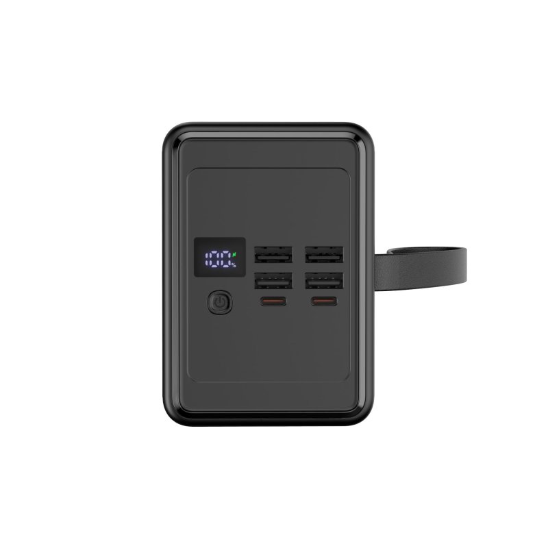 Platinet Powerbanka 80000 mAh 65W Power Delivery, 2xUSB-C, 4xUSB-A, kabel USB-C 1m, černá - obrázek č. 3