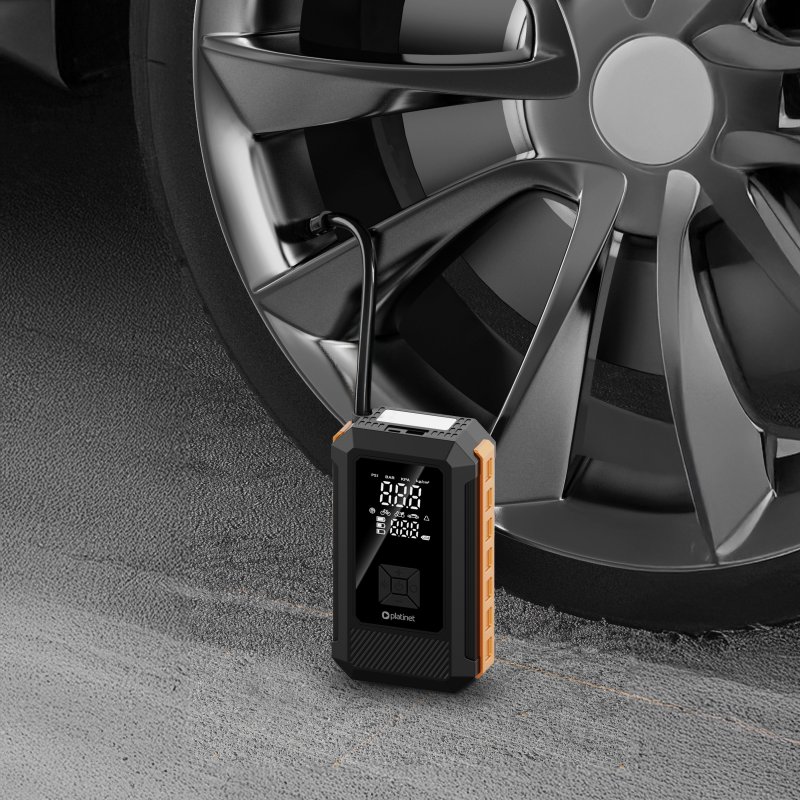 Platinet 4v1 Powerbanka 8000 mAh + Multifunkční startovací nabíječka 800A, kompresor 25 l / min 10 BAR - obrázek č. 10