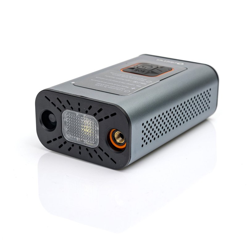 Platinet 3v1 Powerbanka 4000 mAh, digitální kapesní kompresor 10 BAR, LED svítilna, stříbrná - obrázek č. 2