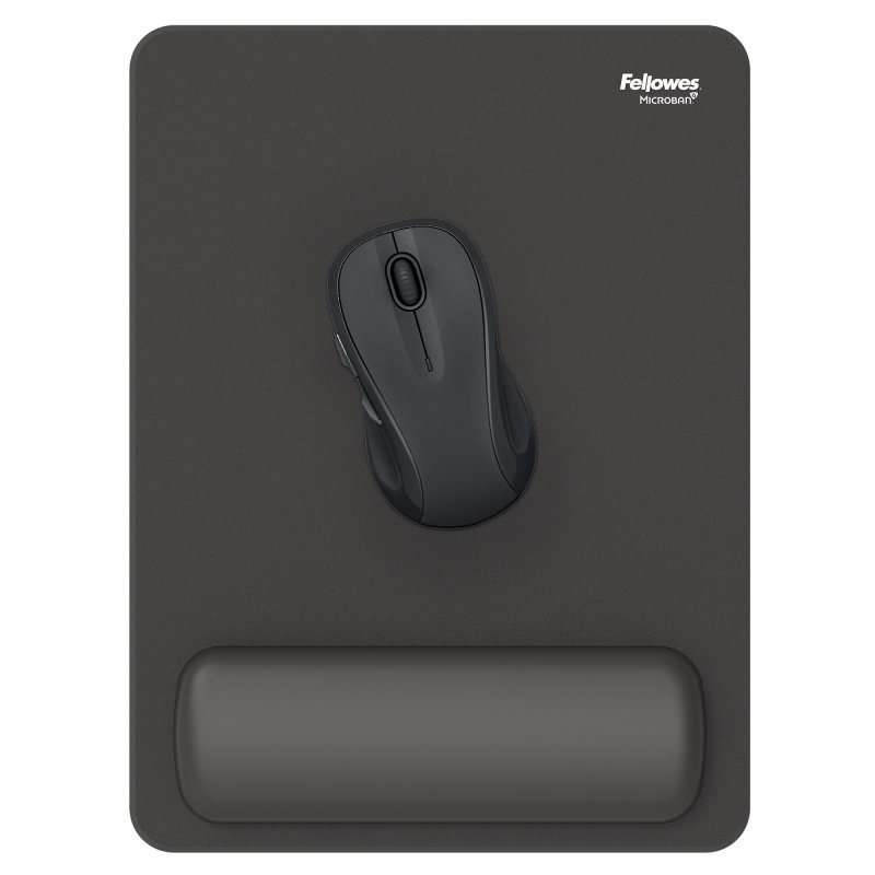 Podložka pod myš a zápěstí Fellowes BREYTA XL černá - obrázek č. 1