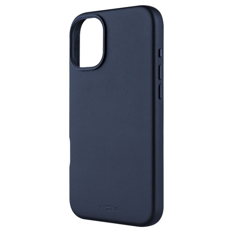 FIXED MagLeather kožený kryt iPhone 16+ modrý - obrázek produktu