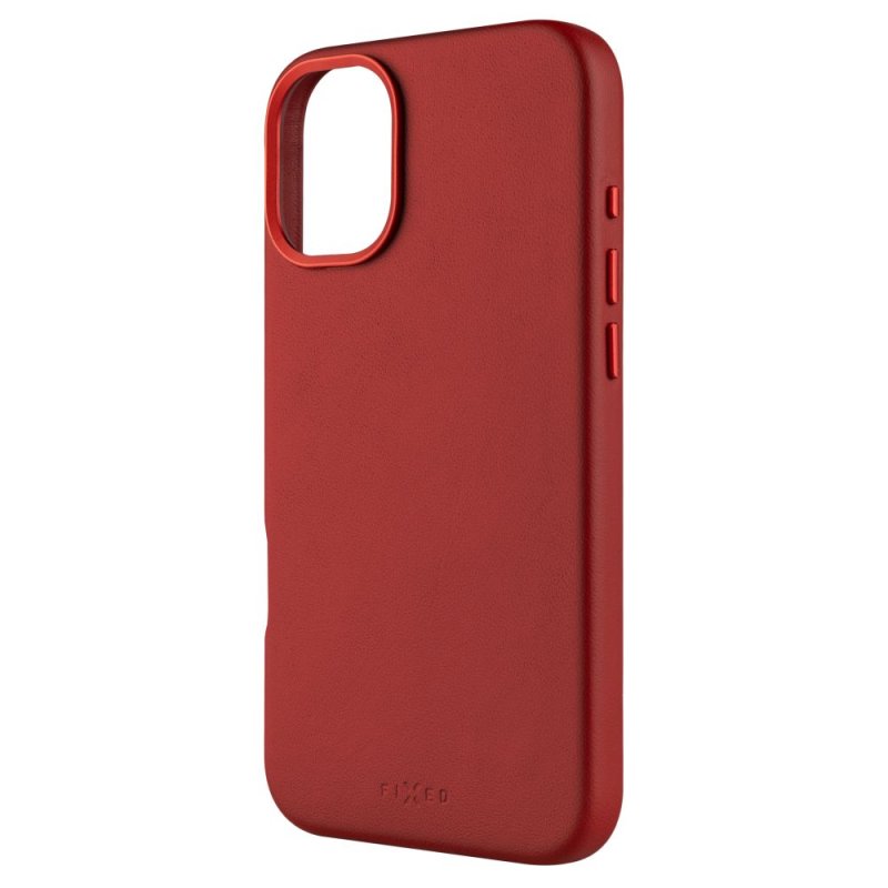 FIXED MagLeather kožený kryt iPhone 16+ červený - obrázek produktu