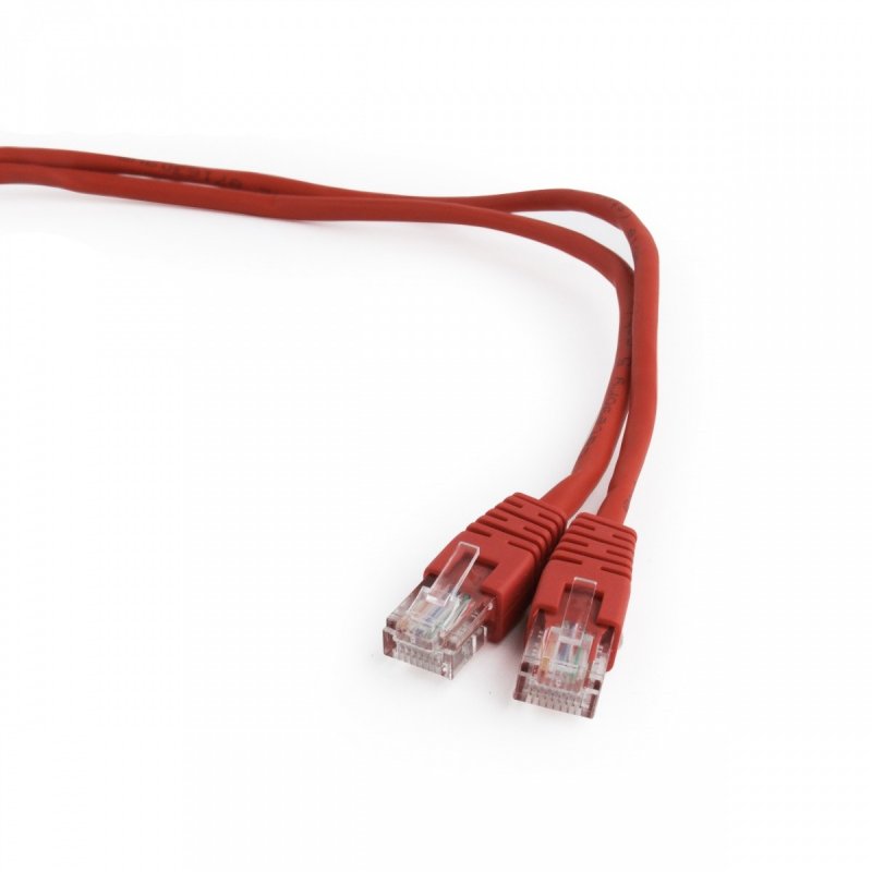 GEMBIRD Patch Kabel UTP CAT5e, 1,5m, červený - obrázek produktu