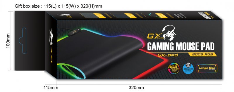 Genius podložka pod myš RGB GX-Pad 800S - obrázek č. 4