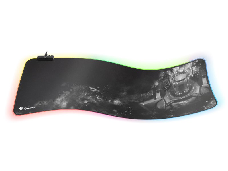 Herní podložka pod myš s RGB podvícením Genesis Boron 500 XXL, 800x300mm - obrázek č. 5