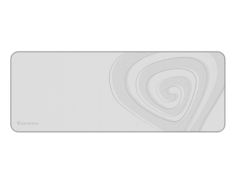 Genesis herní podložka pod myš CARBON 400 XXL LOGO 800X300mm, bílá - obrázek produktu