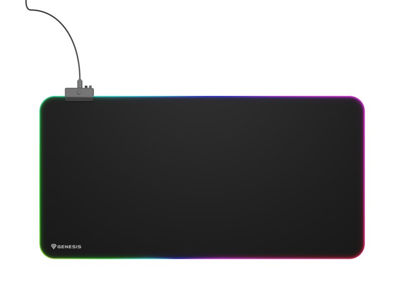 Herní podložka pod myš s RGB podsvícením Genesis BORON 500 XXL, 800x400mm - obrázek produktu