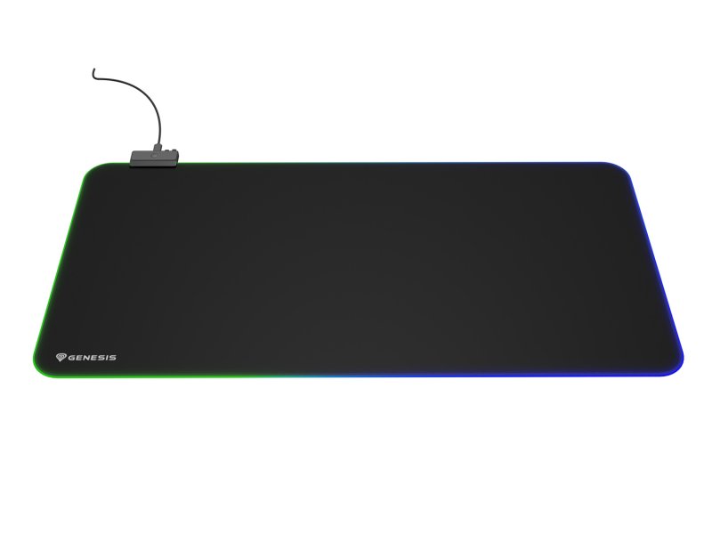 Herní podložka pod myš s RGB podsvícením Genesis BORON 500 XXL, 800x400mm - obrázek č. 4