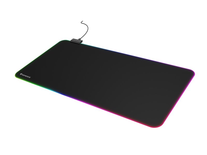 Herní podložka pod myš s RGB podsvícením Genesis BORON 500 XXL, 800x400mm - obrázek č. 3