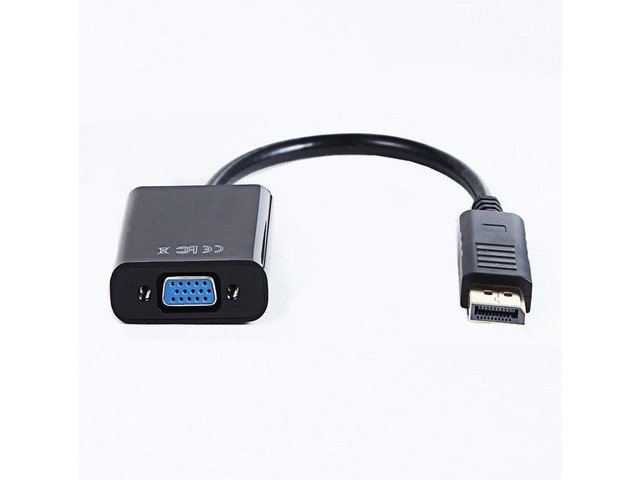 Gembird adaptér DisplayPort - VGA, M/ F, black - obrázek produktu