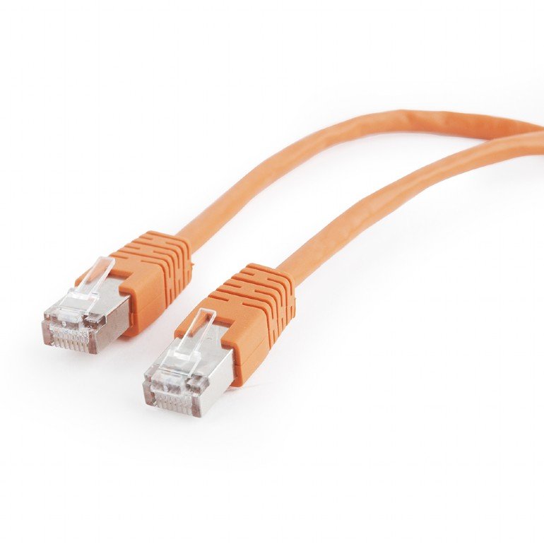 GEMBIRD Eth Patch kabel cat5e FTP, 50cm, orange - obrázek produktu