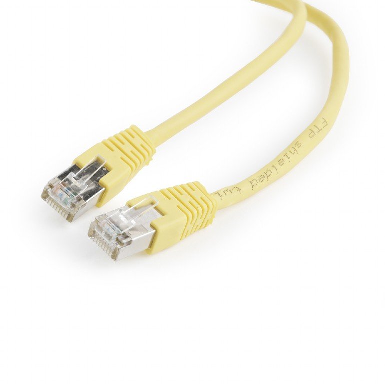GEMBIRD Eth Patch kabel cat5e FTP, 50cm, žlutá - obrázek produktu
