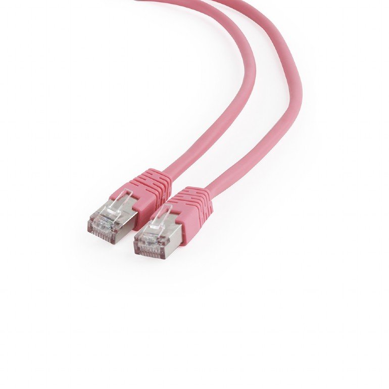GEMBIRD Eth Patch kabel cat6  FTP, 2m, pink - obrázek produktu