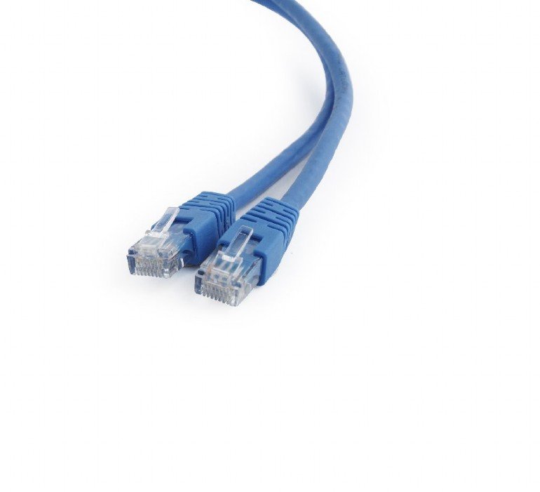 GEMBIRD Eth Patch kabel cat6 UTP, 25cm, modrý - obrázek produktu