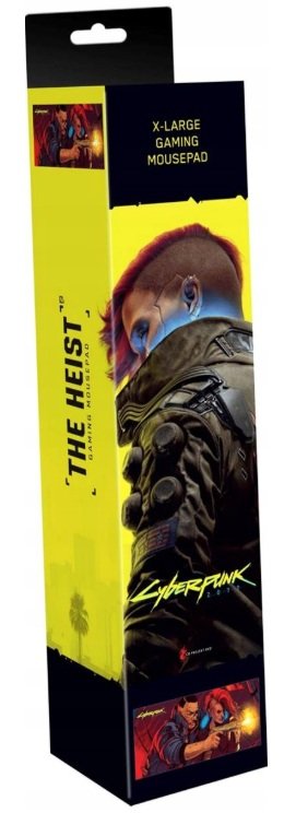 GLO Cyberpunk 2077 The Heist RGB XL Mousepad - obrázek produktu
