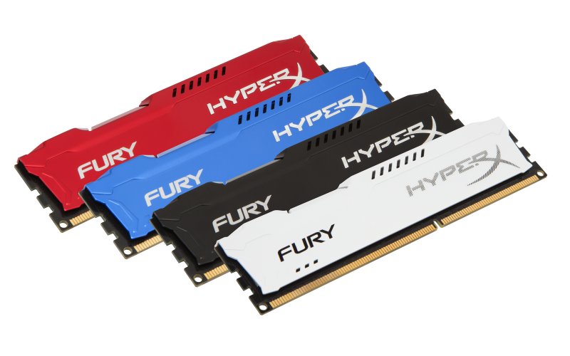 4GB DDR3-1600MHz Kingston HyperX Fury Red - obrázek č. 1
