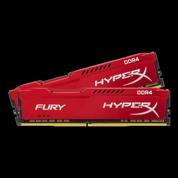 32GB DDR4 2400MHz CL15 DIMM HyperX FURY Red, 2x16GB - obrázek produktu