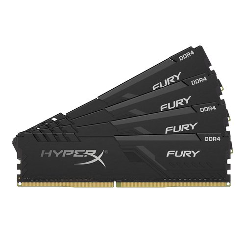64GB DDR4-2400MHz CL15 HyperX Fury, 4x16GB - obrázek č. 1