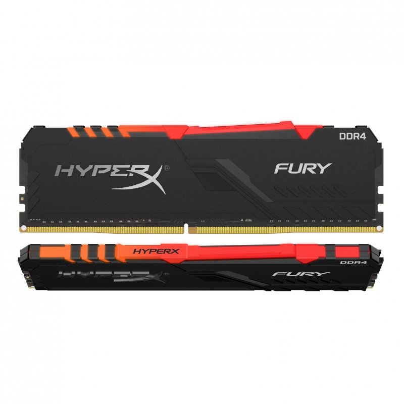 64GB DDR4-3200MHz CL16 HyperX Fury, kit 2x32GB RGB - obrázek produktu