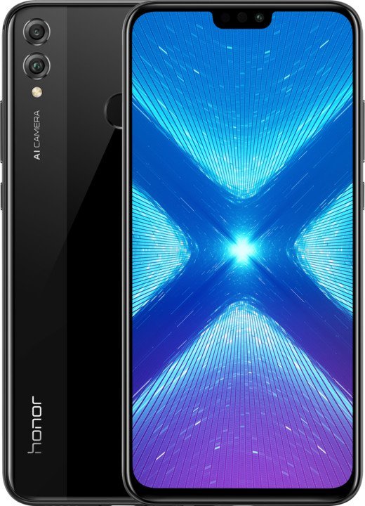 Honor 8X 4GB/ 64GB Dual Sim Black - obrázek produktu