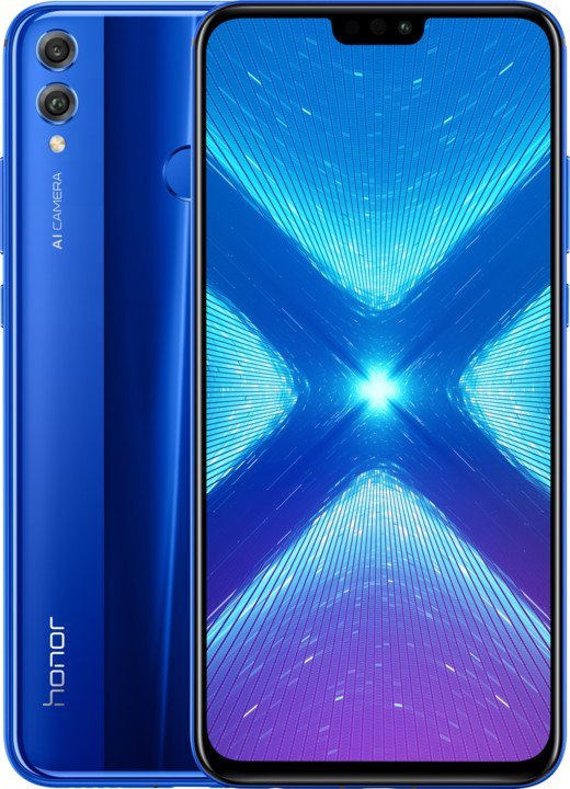 Honor 8X 4GB/ 64GB Dual Sim Blue - obrázek produktu
