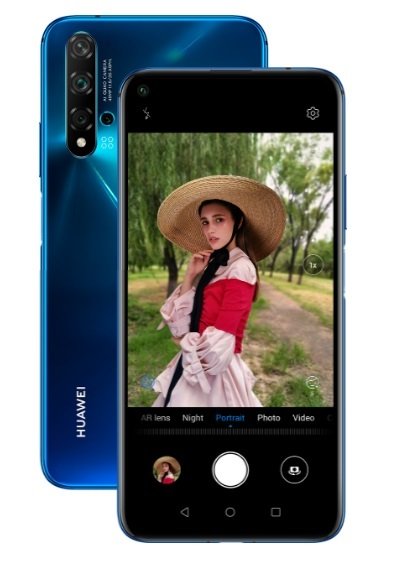 Huawei Nova 5T Dual Sim, Crush Blue - obrázek č. 4