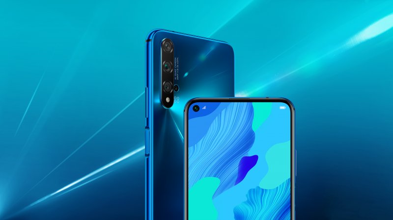 Huawei Nova 5T Dual Sim, Crush Blue - obrázek č. 1