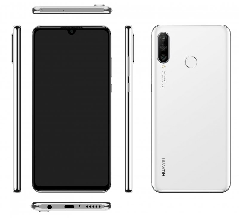 Huawei P30 Lite 64GB  Dual Sim Pearl White - obrázek č. 2