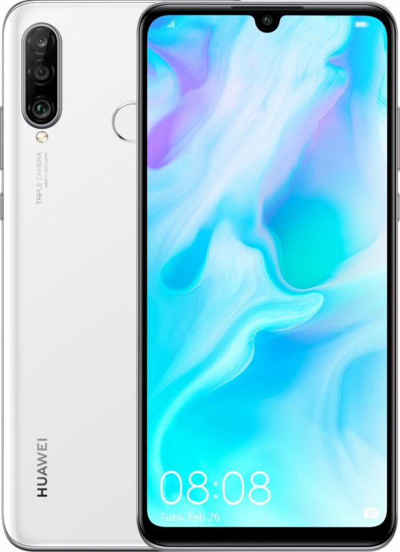 Huawei P30 Lite 128GB Dual Sim Pearl White - obrázek produktu