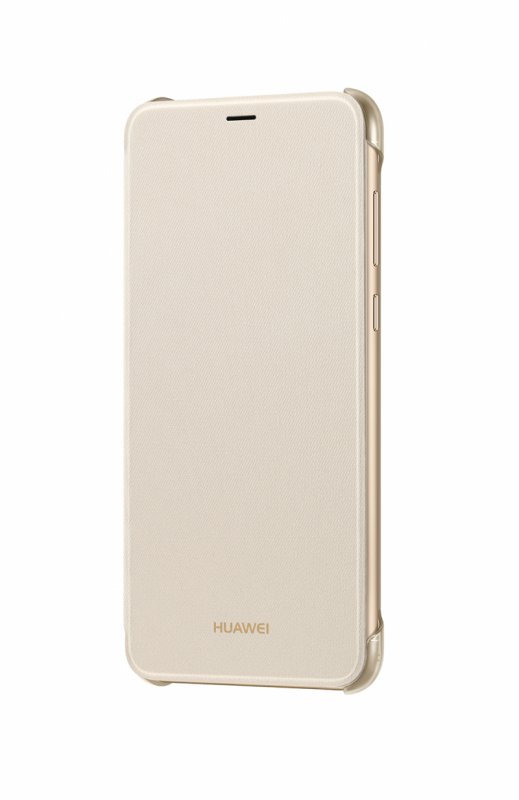 HUAWEI Flipové pouzdro pro P Smart, Golden - obrázek č. 3