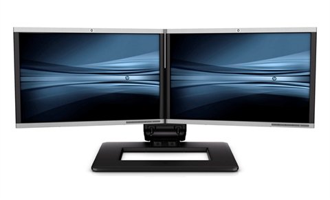 HP Adjustable Dual Monitor Stand - obrázek produktu
